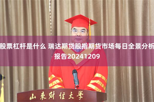 股票杠杆是什么 瑞达期货股指期货市场每日全景分析报告20241209